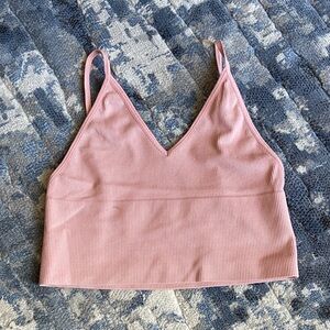 Pink Ribbed Women's Top from Dynamic